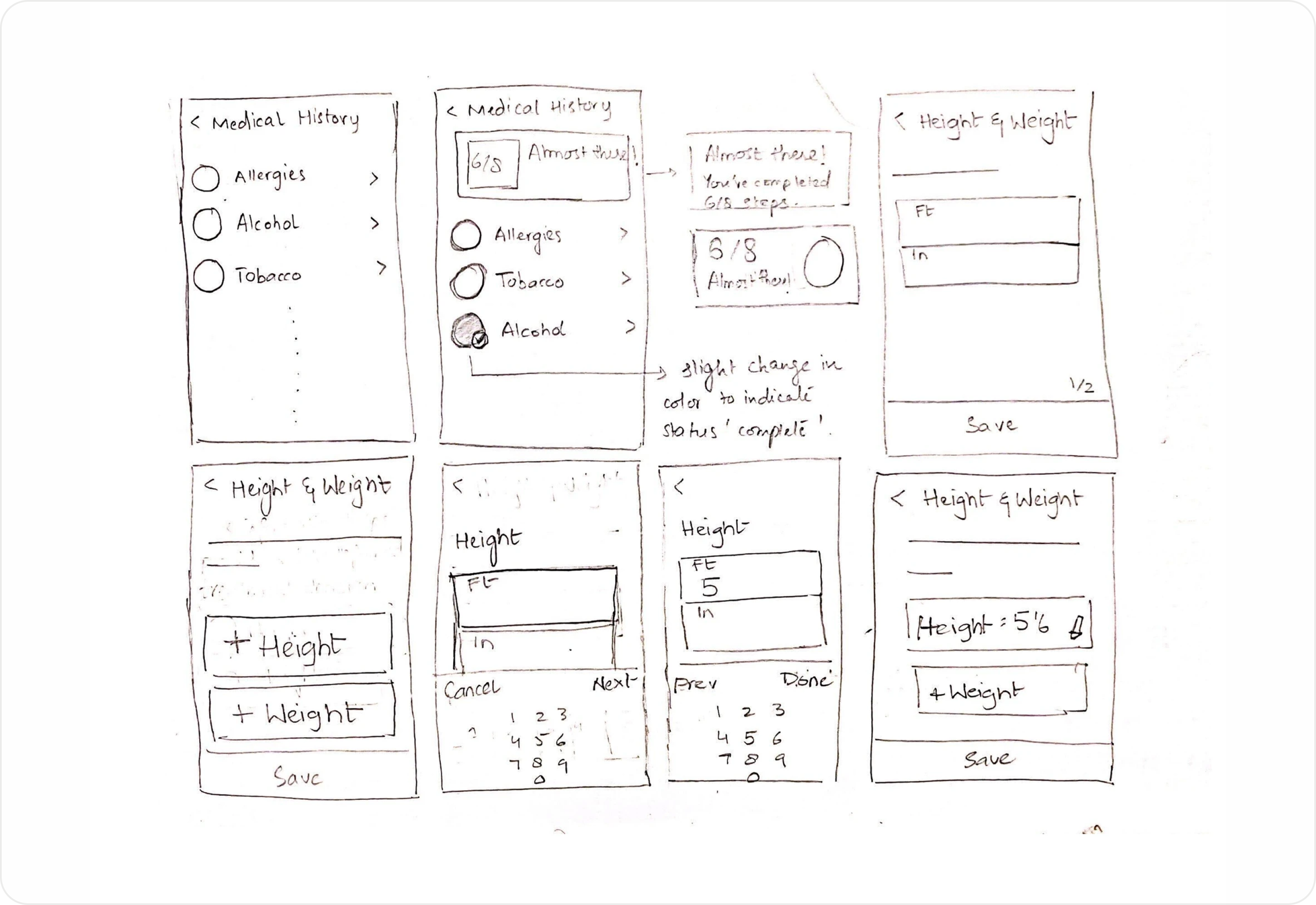 Initial Sketches